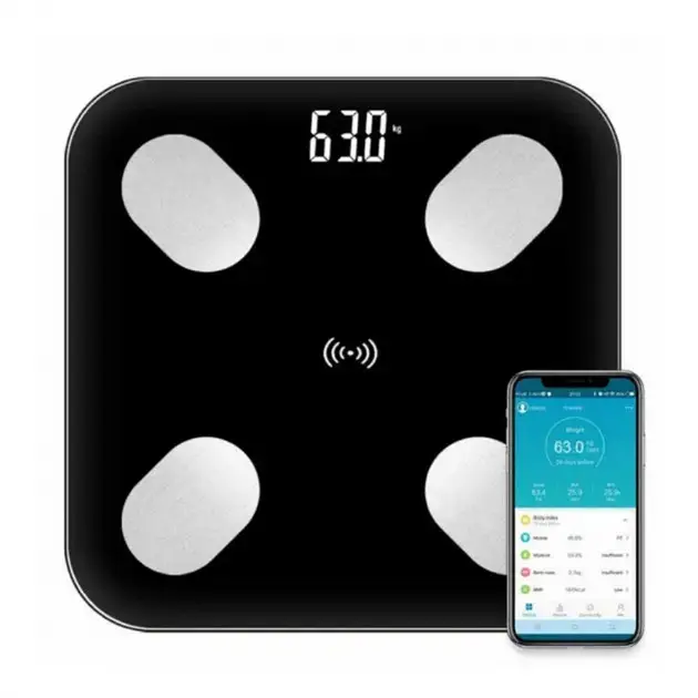 Веси підлогові Bluetooth розумні з додатком на телефон 26x26см Domotec ART-2017 7382 - фото 4