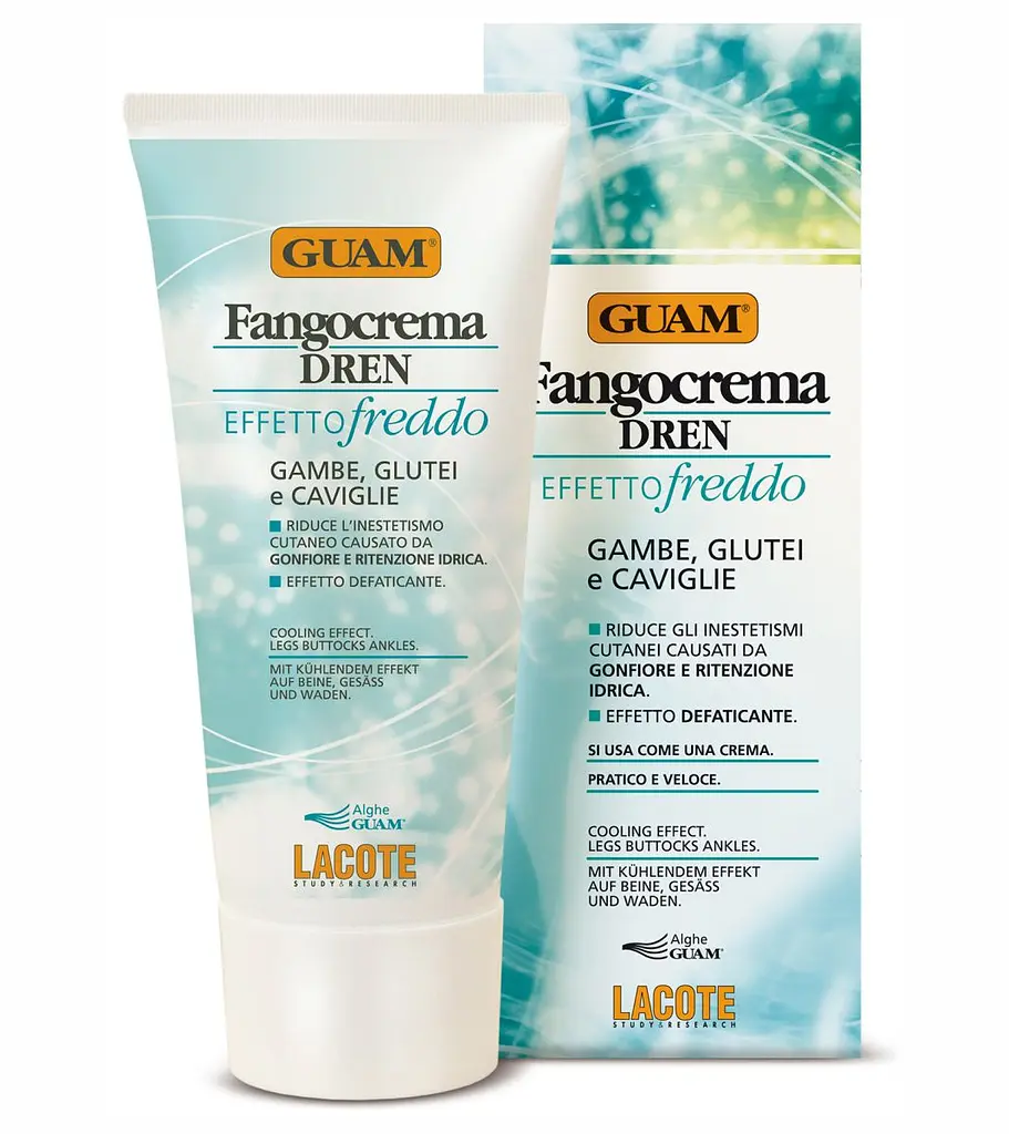 Фанго крем холодна формула з дренажним ефектом Guam Fangocrema Dren Effetto Freddo 200 мл - фото 2