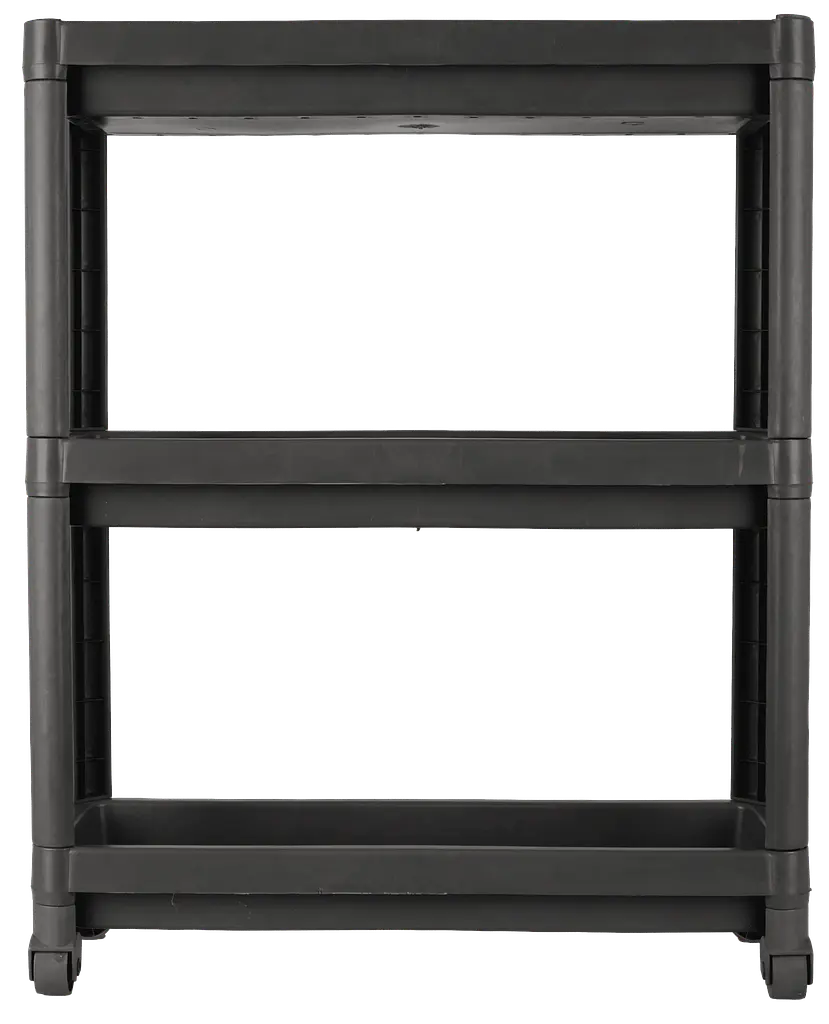 Етажерка 3-х ярусна Violet House 6015 Long Shelf 3 GREY 54х18х67 см (7249027) - фото 3