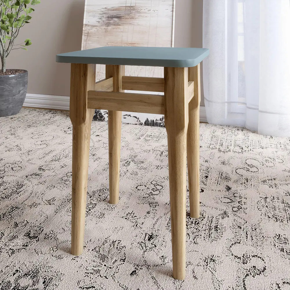 Табурет на кухню Lion Майами кромка ПВХ 0.45 мм серый гранит (LION-041250) - фото 2