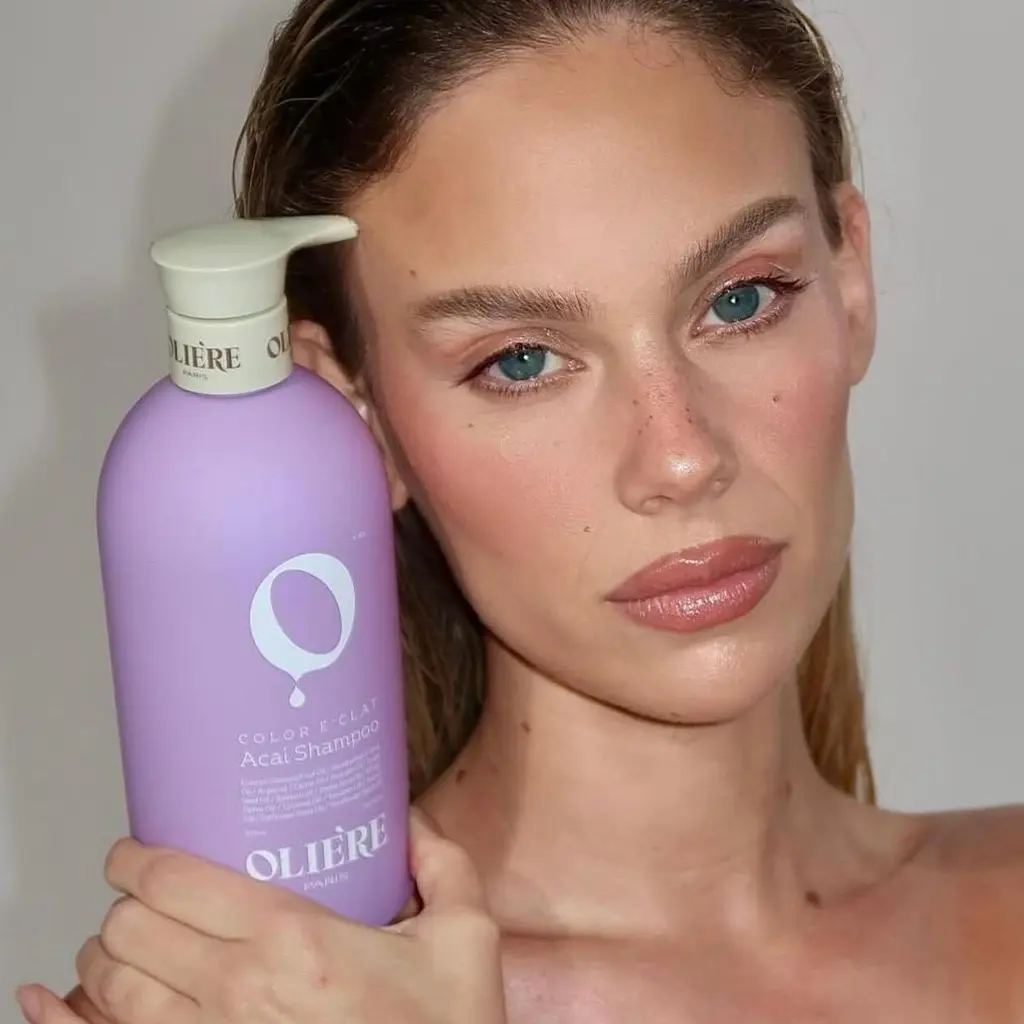 Шампунь для нейтралізації жовтизни OLIE'RE PARIS Color E'Clat Acai Hair Shampoo 500 мл - фото 6