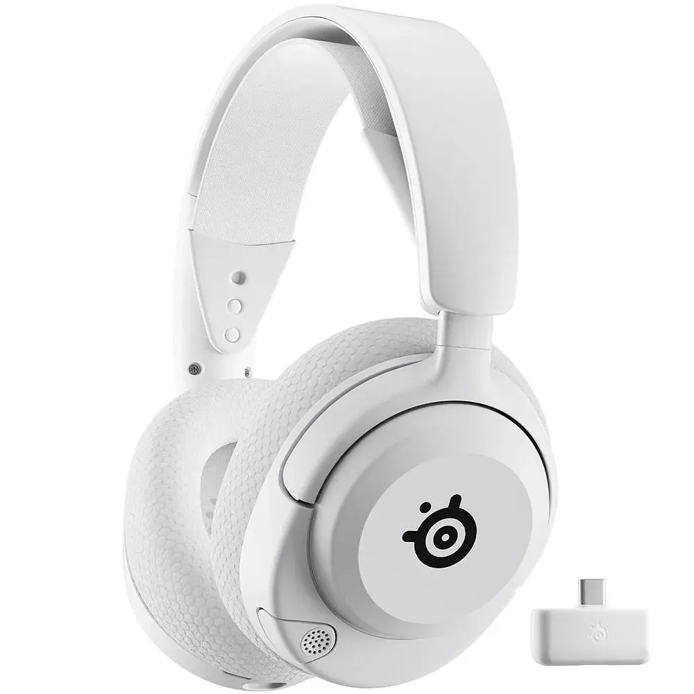 Ігрова гарнітура SteelSeries Arctis Nova 5 Wireless White MultiPlatform (61671) - фото 2