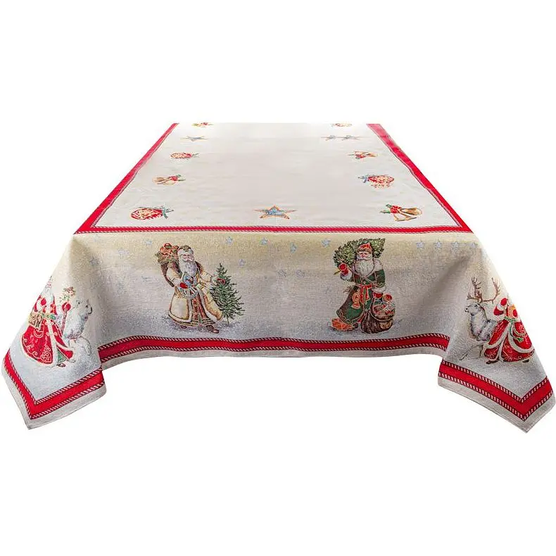 Скатертина Lefard Home Textile Snowing гобеленова 180х140 см (716-174) - фото 2