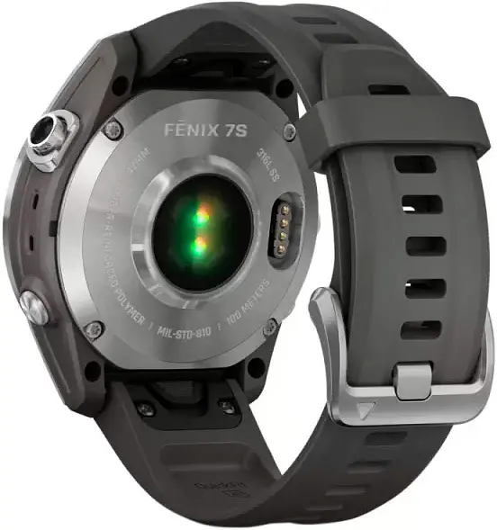 Смарт-часы Garmin Fenix 7S Standard Edition Silver with Graphite Band [010-02539-00/01] [77744] - фото 4