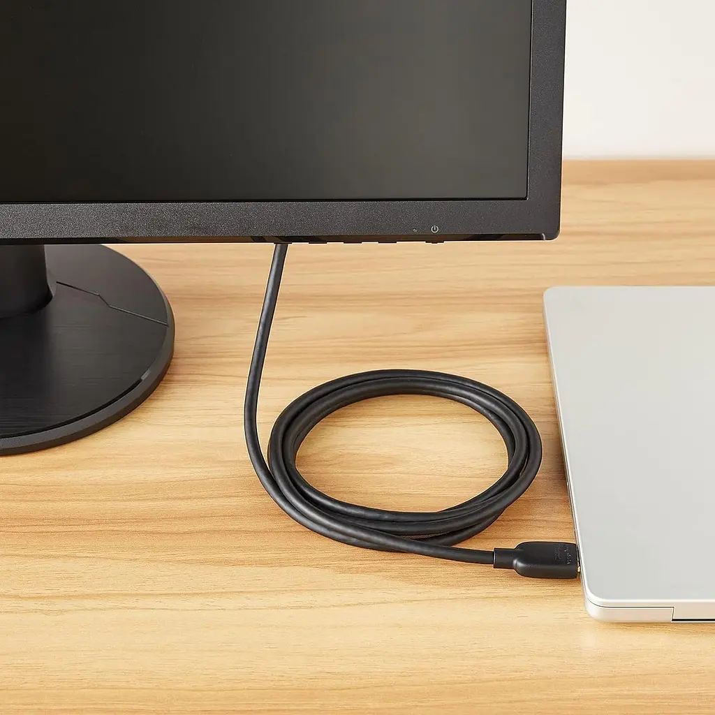 Кабель Amazon Basics HDMI, 3 упаковки, 6 футів, 4K при 60 Гц, високошвидкісний 4K HDMI 2.0 шнур (18 Гбіт/с), 2160p, 48 біт - фото 7