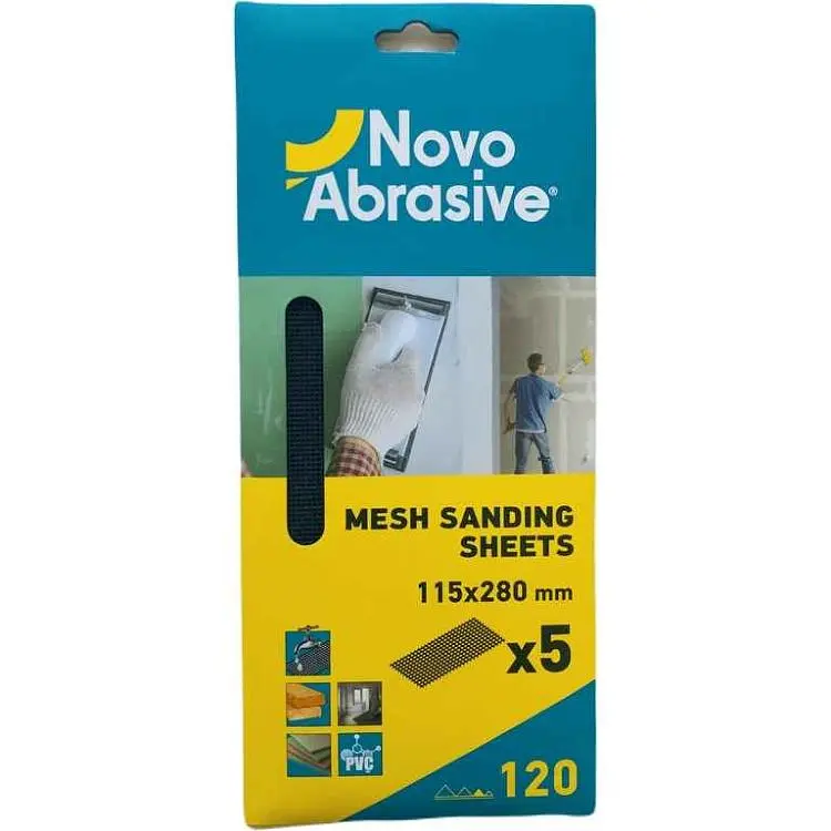Сітка абразивна NovoAbrasive P120 5шт