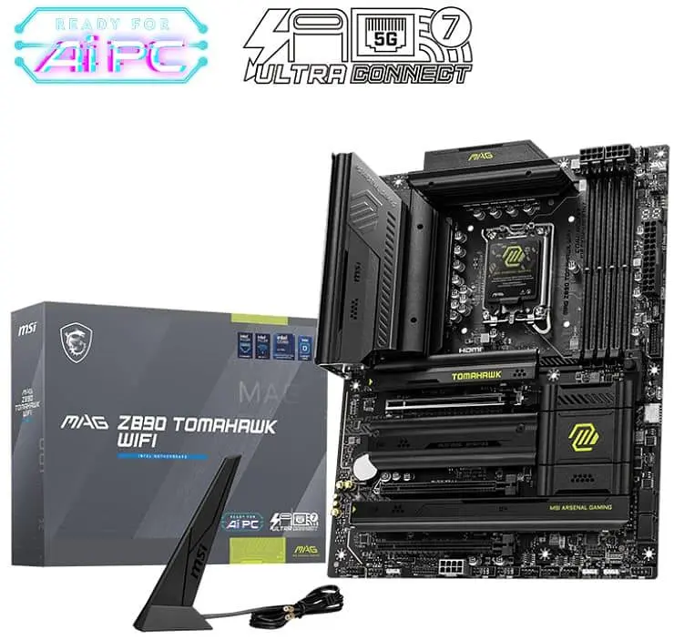 Материнська плата MSI MAG Z890 TOMAHAWK WIFI (MAG Z890 TOMAHAWK WIFI) (Socket 1851, Intel Z890, ATX) - фото 5