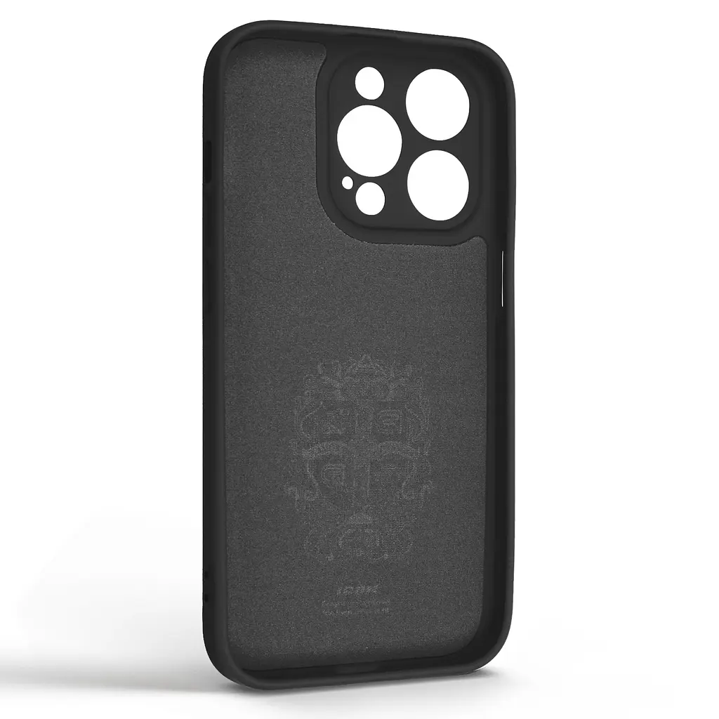 Силиконовый чехол для Apple iPhone 14 Pro, Icon Ring, черный, панель-накладка, с кольцом-подставкой на 360°, противоударный, возможность использования магнитных держателей, ArmorStandart (ARM68707) - фото 2