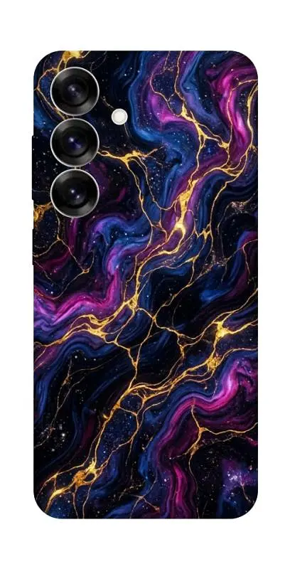 TPU чохол Demsky Purple space marble для Samsung Galaxy S25+