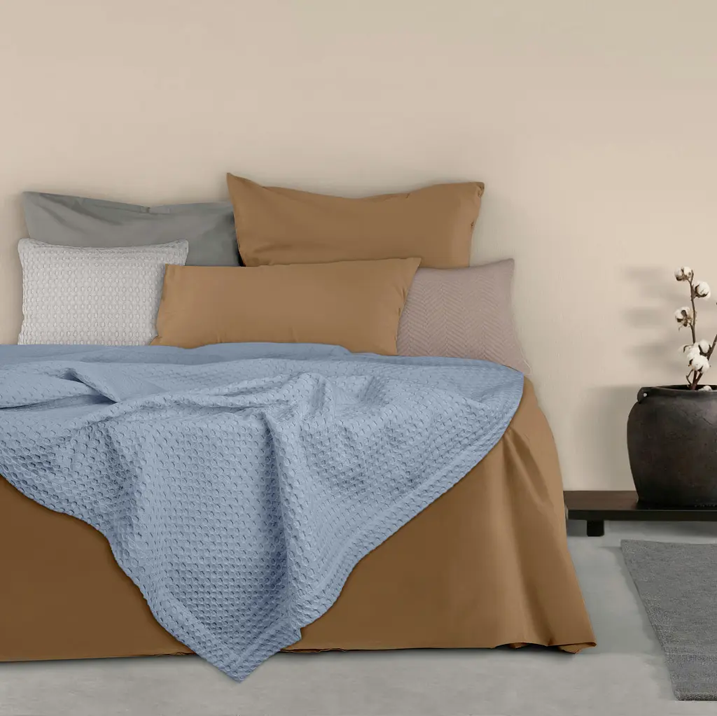 Плед покривало Cosas Wave Waffle Weave 240х260 см (Blanket_14Wave_WaffleWeave_240x260) - фото 2