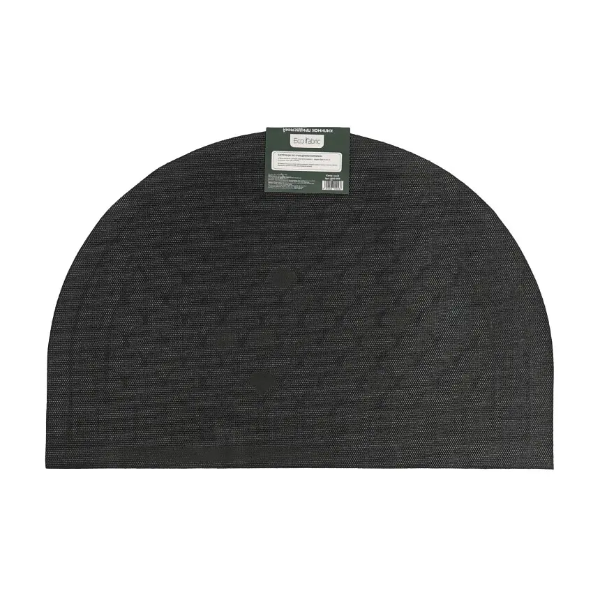 Килимок придверний Eco Fabric Луска півколо без кромки синій 40 х 60 см (4060-020) - фото 4