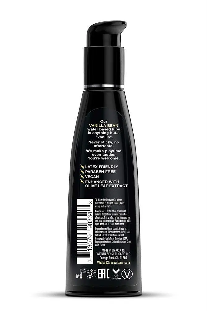 Лубрикант на водній основі Wicked Aqua Vanilla Bean, 120 мл - фото 2
