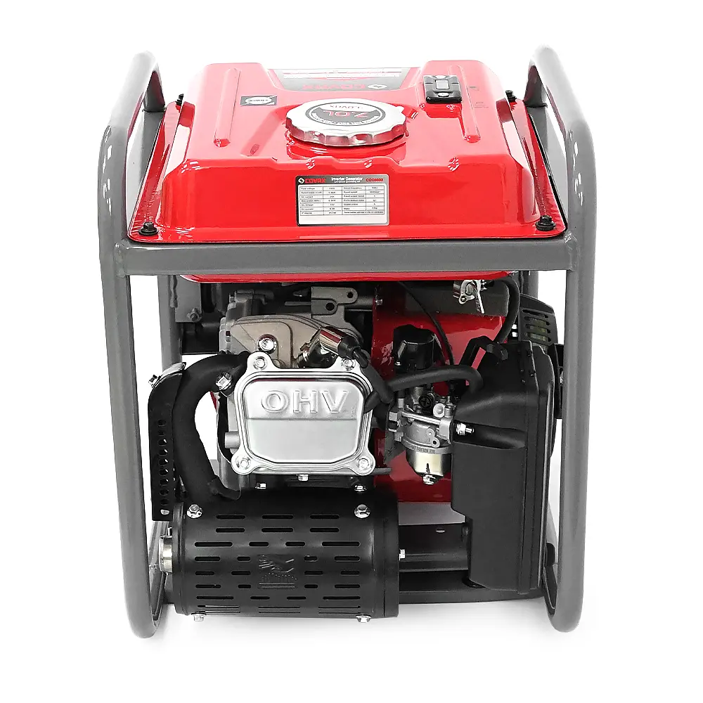 Генератор інверторний бензин COVAX CGO8800i, 6.0kW, однофазний 220V, 50Hz, electrik starter, 4-stroke, бак 7L, 440х385х465mm, 37kg - фото 3