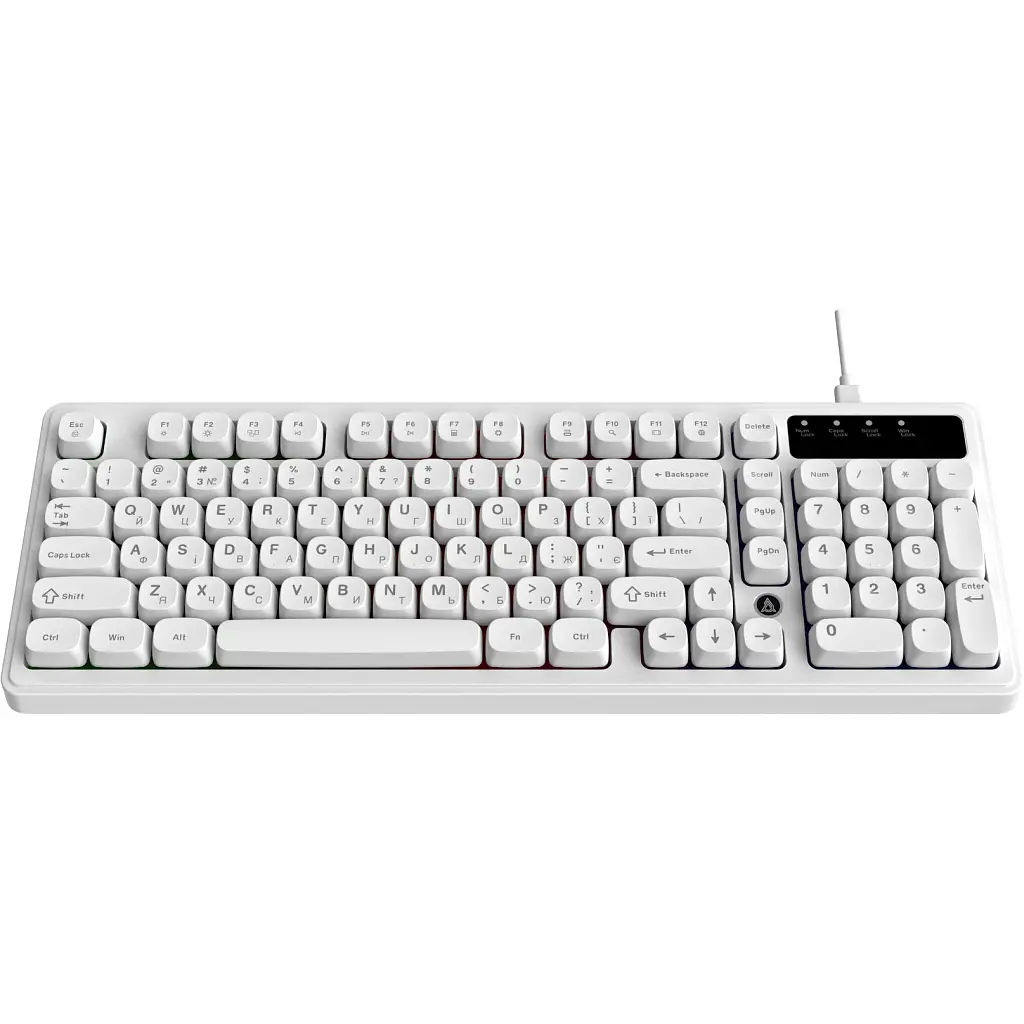 Клавіатура Ajazz AF98 USB UA White (AF98-W) - фото 4
