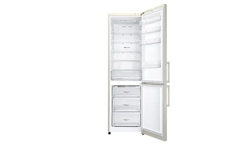 Холодильник LG GA-B499YECZ 2 м 360 л А++ Total No Frost лінійний компресор Fresh Zone бежевий (GA-B499YECZ) - фото 4