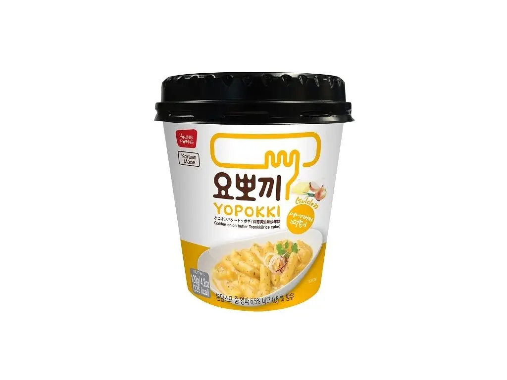 Токпоккі Yopokki Golden onion butter Topokki в стакані 118 г