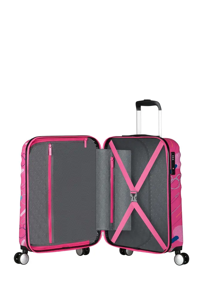 Чемодан 55 См American Tourister WAVEBREAKER DISNEY MINNIE FUTURE POP 55х40х20 31C*70017 - фото 2