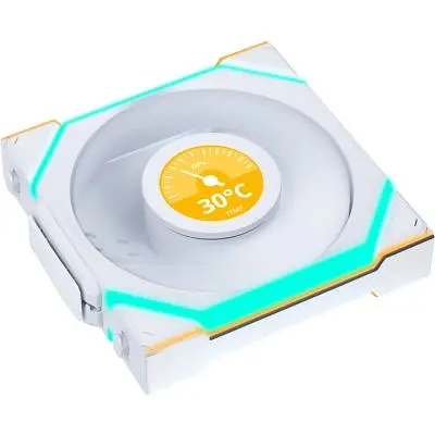 Кулер для корпуса Lian Li Uni Fan SL WIRELESS LCD Reverse, 120-1 (G99.12RSLLCD1W1W.00) - фото 2