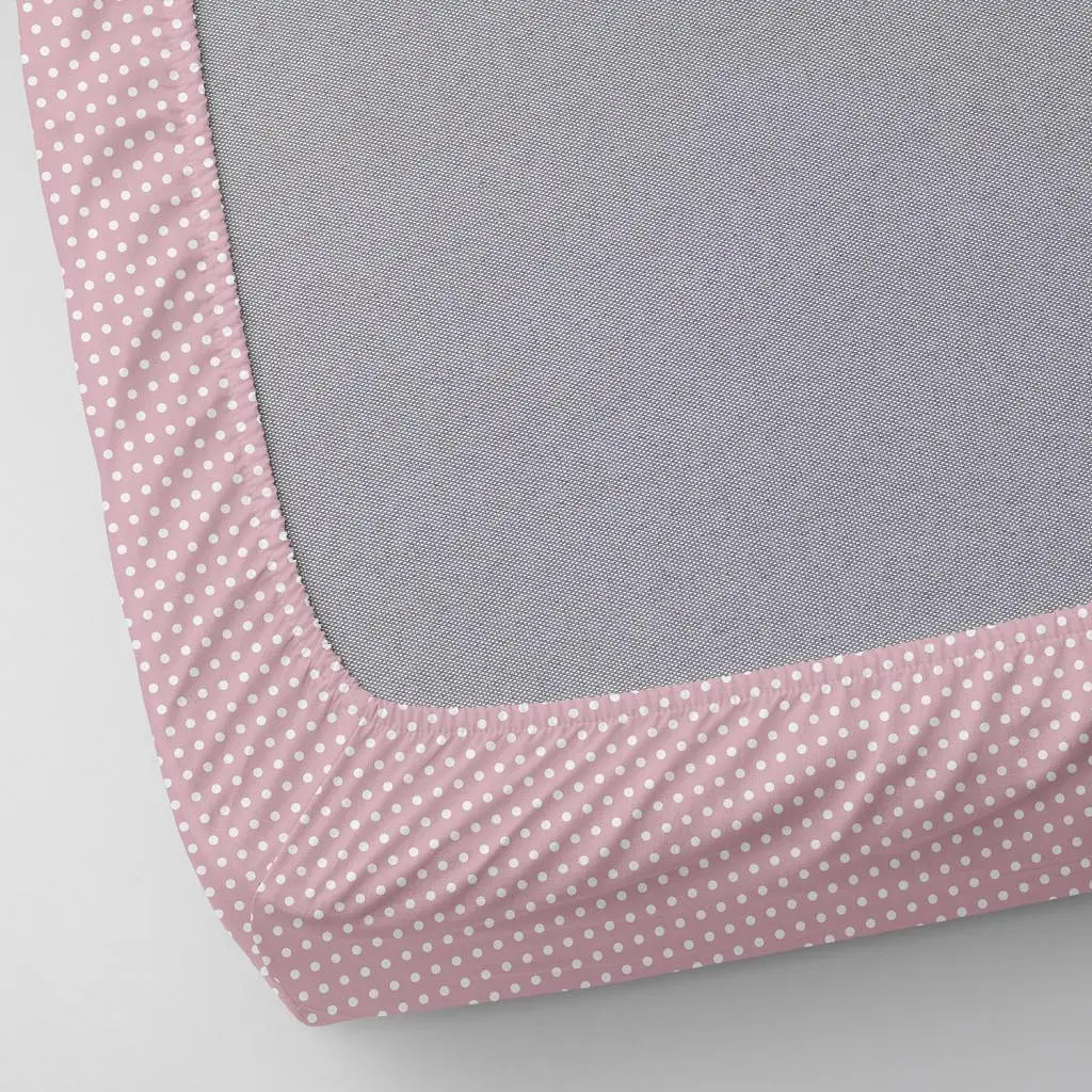 Простирадло на резинці Cosas Rose Dots 90х200х20 см (DropRose_90х200) - фото 5