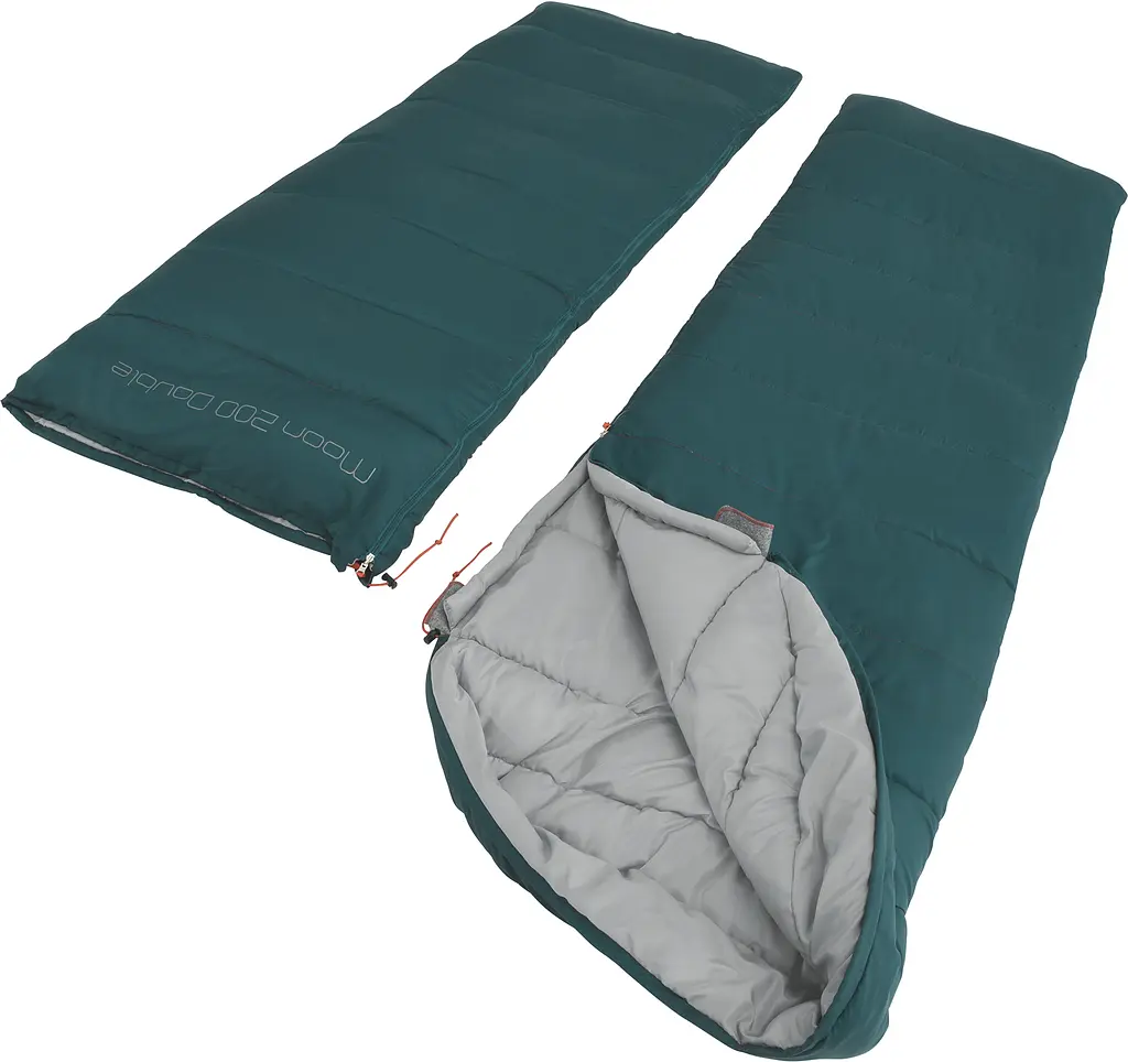 Спальний мішок Easy Camp Moon 200 Double/+5°C Teal Left/Right (240187) - фото 6