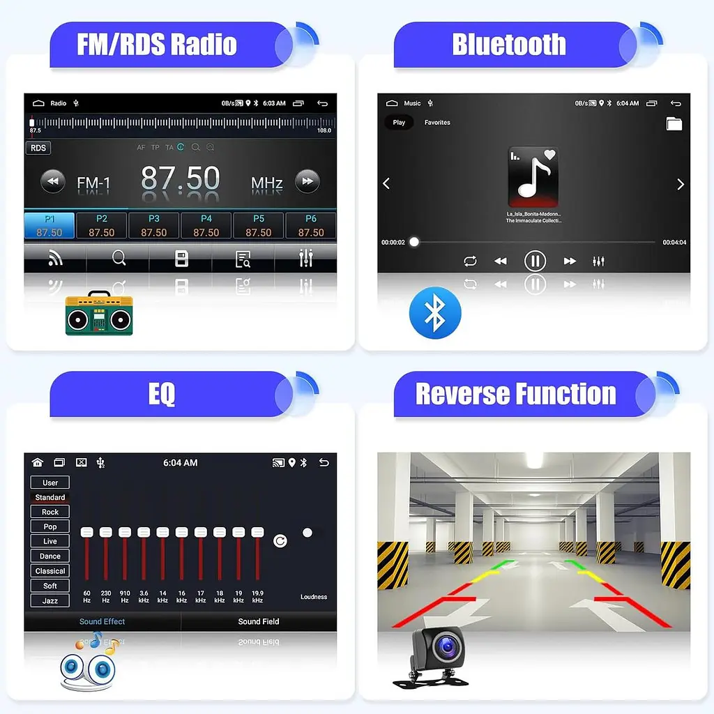 Автомобільне радіо для BMW 3er E90 E91 E92 E93 2005-2011 з CarPlay&Android Auto&Mirrolink, 9-дюймовий - фото 7