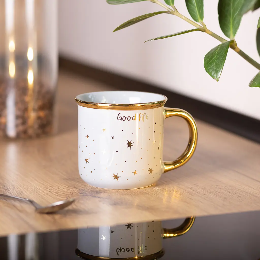 Чашка порцелянова Good life 320 мл, білий Liling Rongxiang Ceramic RX-N231506W - фото 5