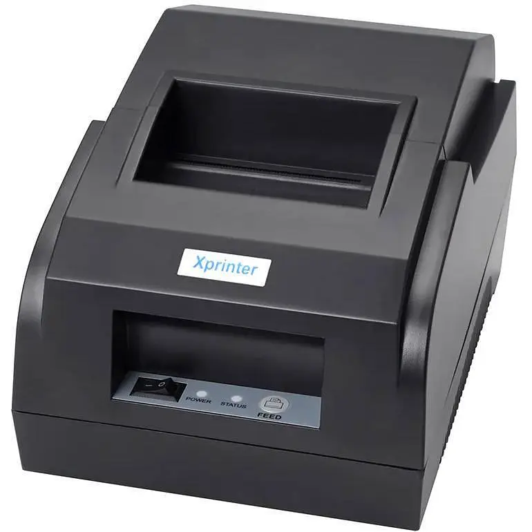 Друкарка чеків Xprinter XP-58IIZ (термодрук, 90 мм/с, стрічка 58 мм, USB, чорний) - фото 2