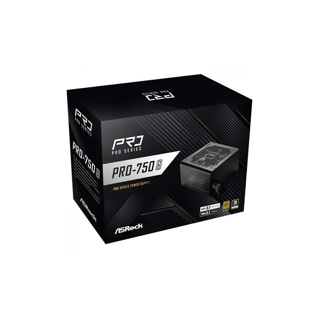 Блок питания ASRock 750W (PRO-750G) - фото 5
