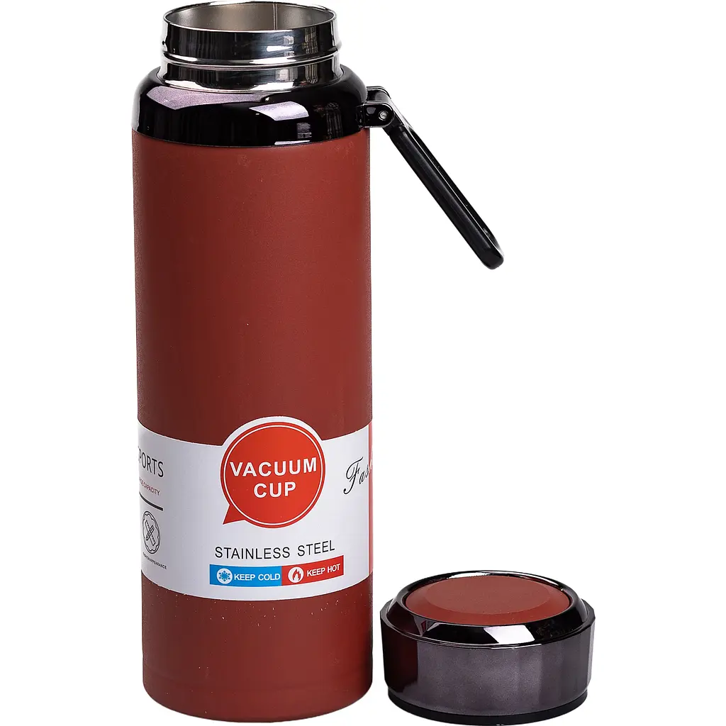 Термос Vacuum Sports 1 л из нержавеющей стали, красный Yiwu HP-14-29R - фото 3