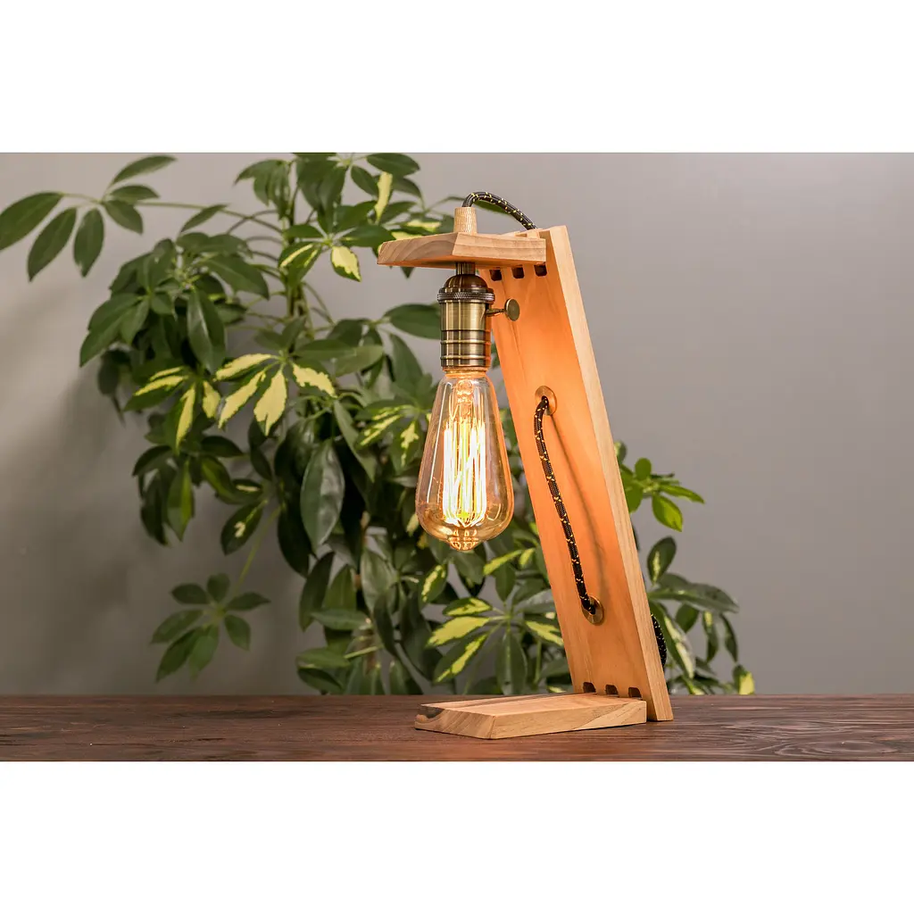 Настольная лампа EcoWalnut Лампа Эдисона (EW-16) - фото 6