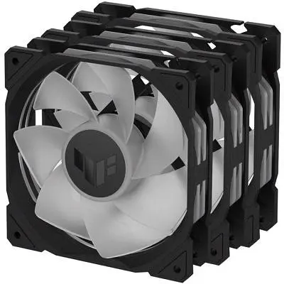 Кулер для корпуса ASUS TUF Gaming TR120 ARGB Reverse Triple Pack Black (90DA00D0-B09020) - фото 6