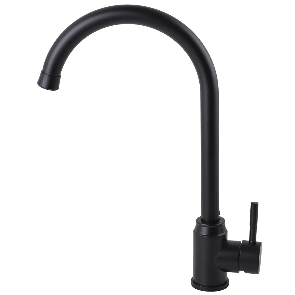 Змішувач для кухні Globus Lux Alpen SUS-203S-MOD-BB Чорний матовий - фото 4