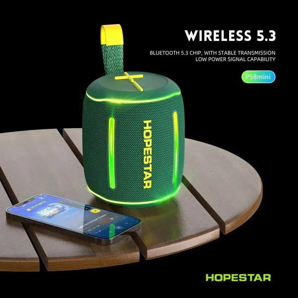 Портативна акустика Hopestar P58 Mini Green [150466] - фото 4