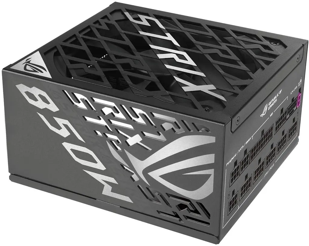 Блок живлення ASUS ROG Strix 850W Platinum ROG Equalizer 80+ Platinum (90YE00W8-B0NA00) Black - фото 2