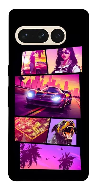 TPU чохол Demsky GTA vibes для Google Pixel 7 Pro