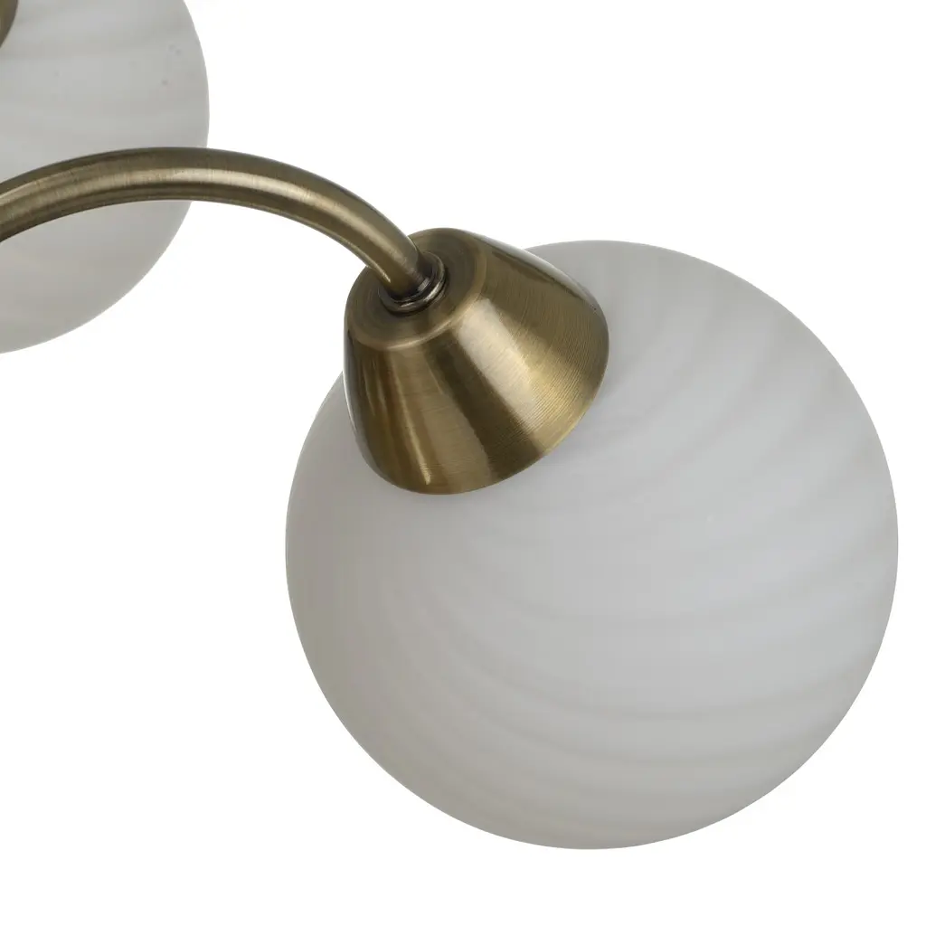 Люстра подвесная Brille для гостиной E14 60W AB (LK-655S/5) - фото 4