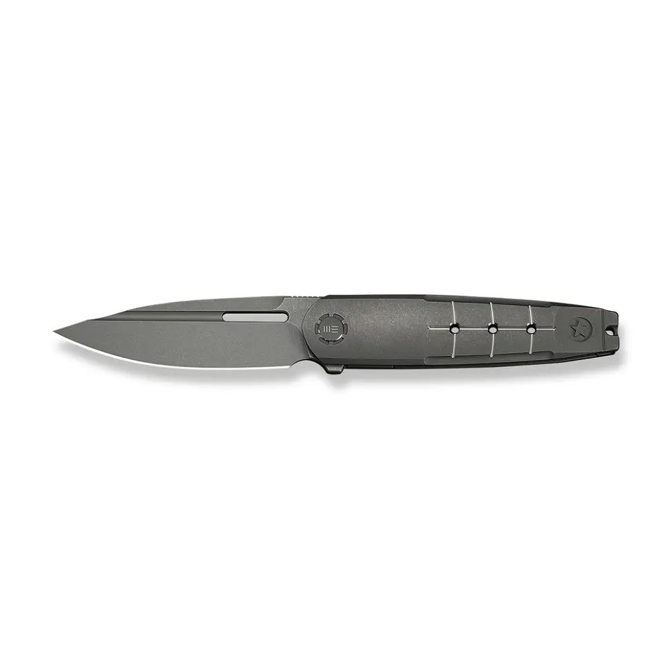 Ніж складаний туристичний Weknife Hull (9.9 см) Bohler M390 / Titanium сірий - фото 8