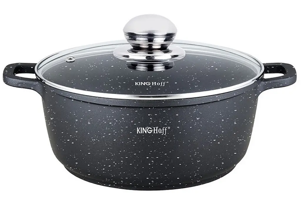 Каструля з мармуровим покриттям KingHoff KH-1596 26см 5.6л
