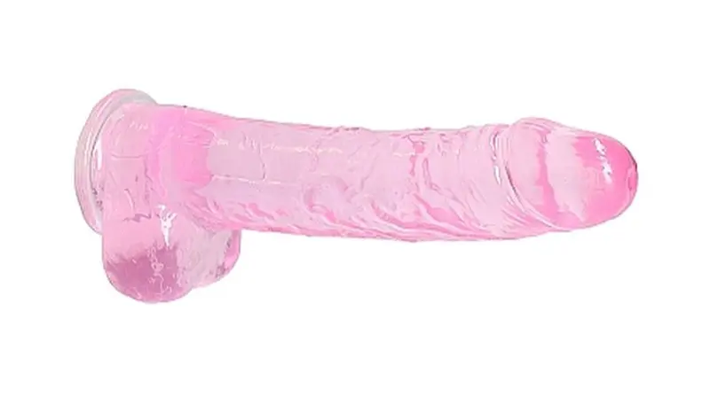 Фалоімітатор Realrock Dildo рожевий 25 см - фото 4
