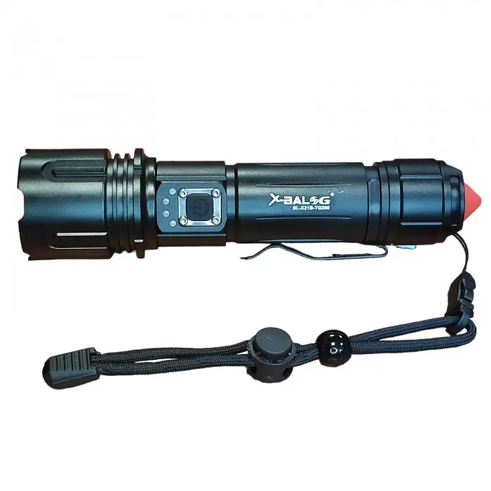 Ліхтар ручний акумуляторний X-Balog BL-PX21B-GT200 з функцією powerbank акумулятор 26650 - фото 2