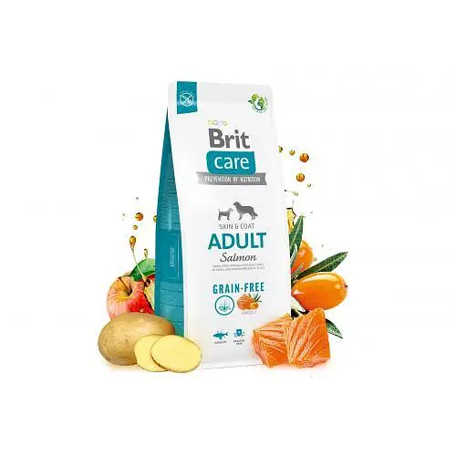 Сухий корм Brit Care Dog Grain-free Adult для собак малих і середніх порід, беззерновий з лососем, 3 кг - фото 6