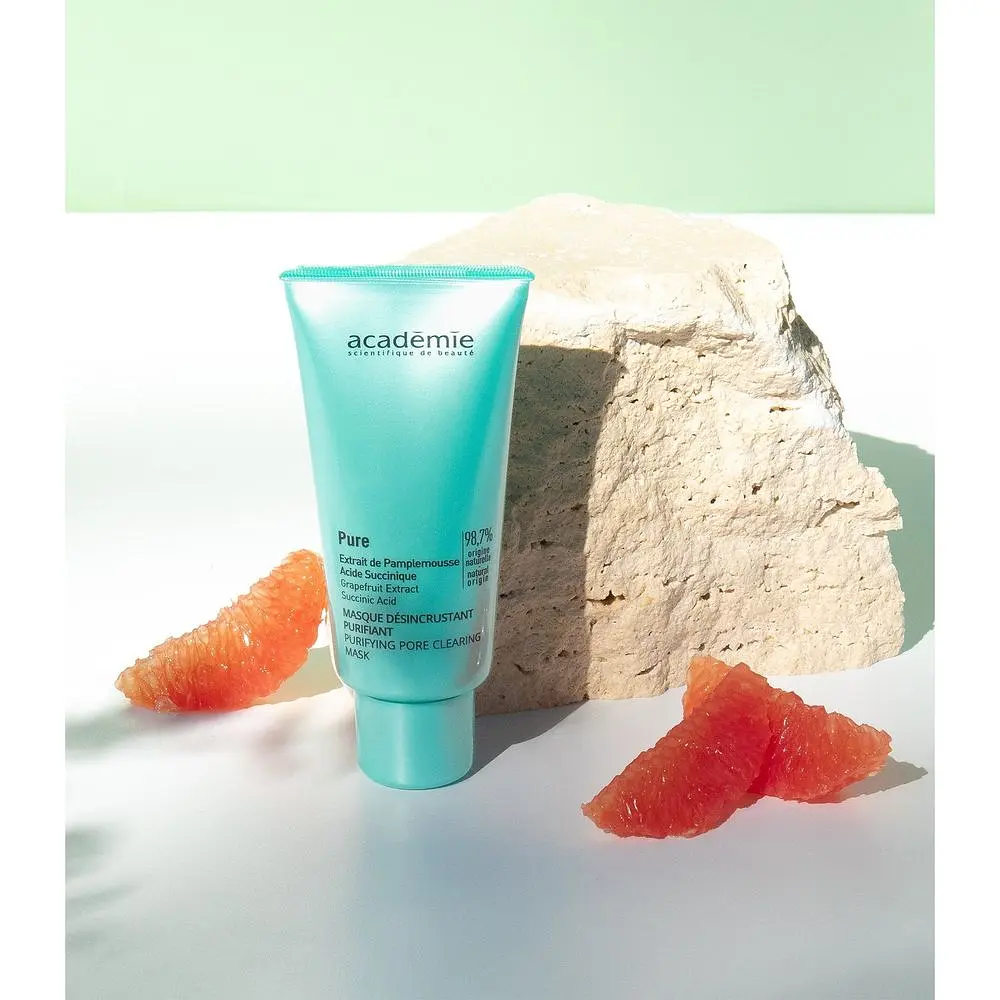 Очищувальна глиняна маска Academie Visage Purifying Pore Clearing Mask 50 мл (3145071065064) - фото 4