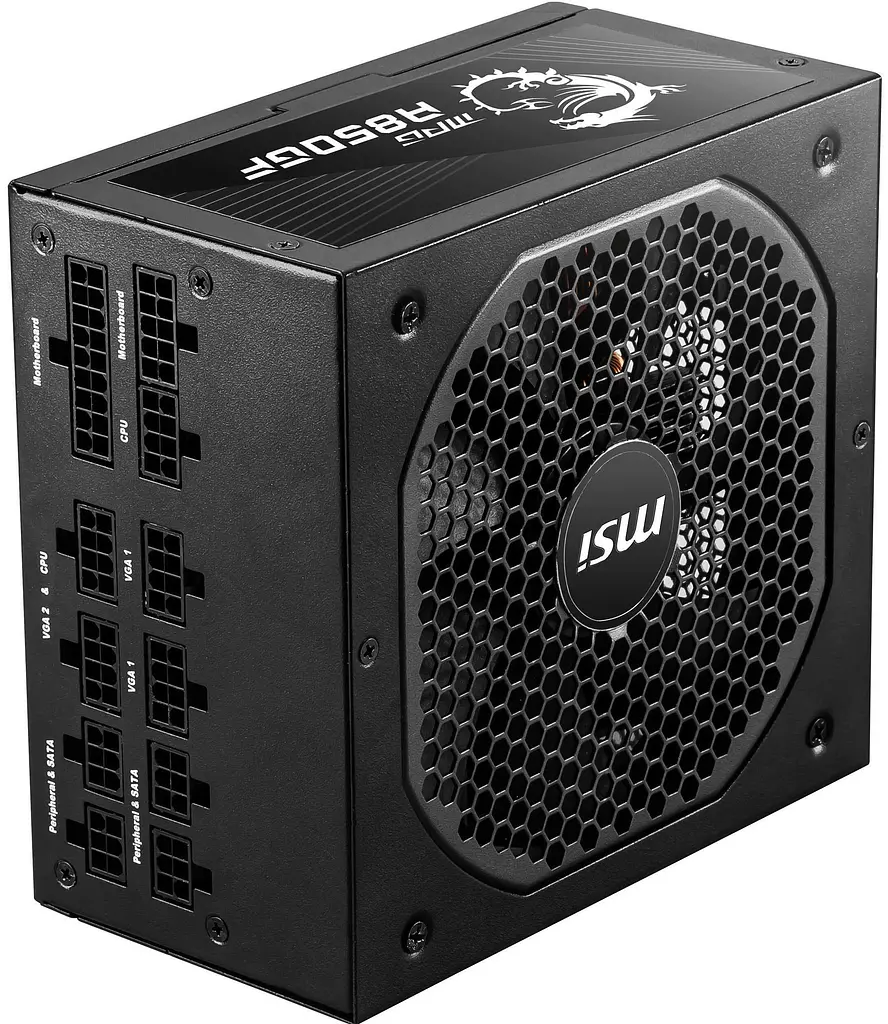 Блок живлення MSI MPG 850W (A850GF) 80+ Gold (MPG A850GF) Black Б/в - фото 4