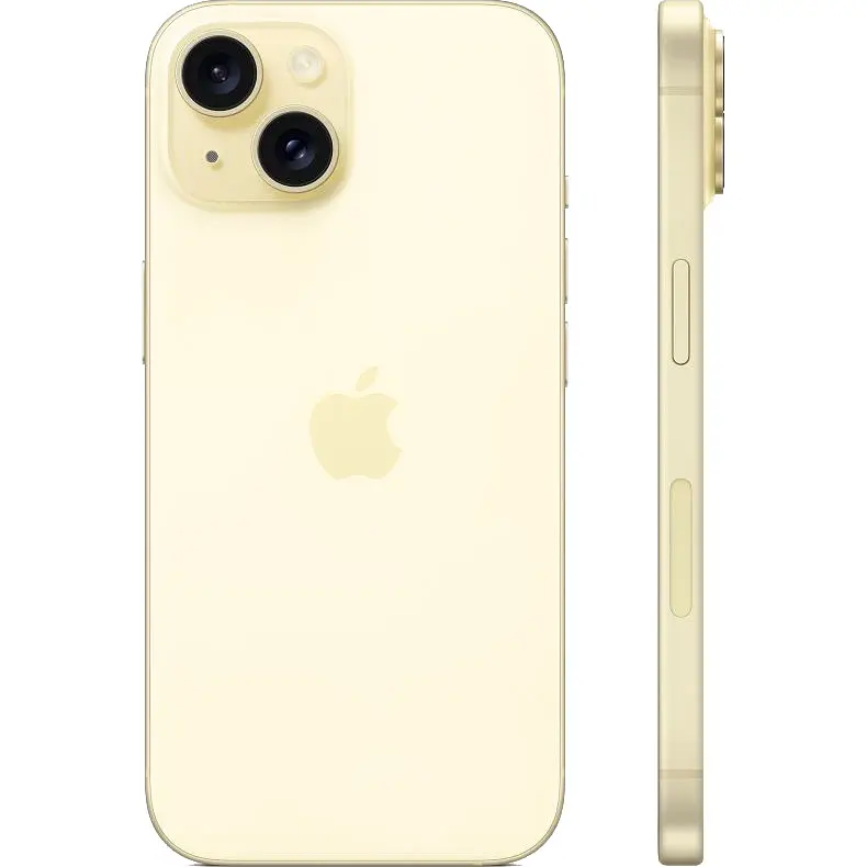 Смартфон Apple iPhone 15 256GB Yellow (MTP83) [92580] - фото 2