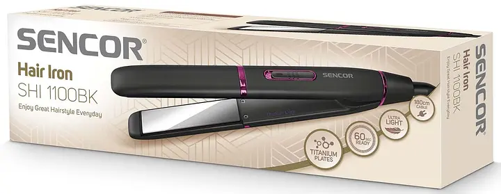 Випрямляч для волосся Sencor SHI 1100BK - фото 4