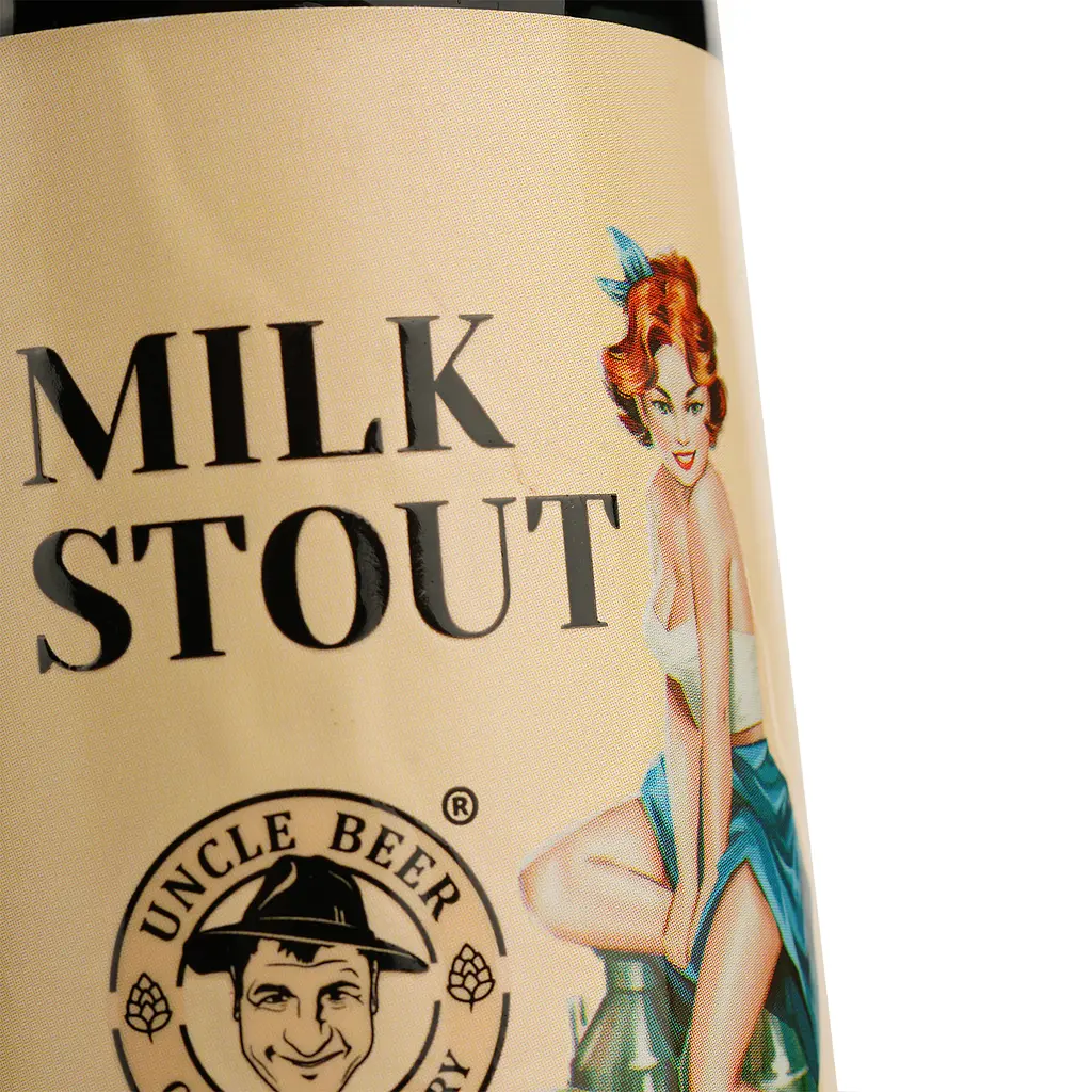 Пиво Uncle Beer Milk Stout верхового бродіння 6.6% 0.33 л - фото 3