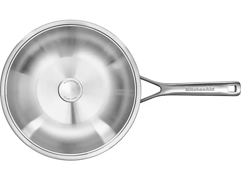 Сковорода ВОК KitchenAid Multi-Ply Stainless Steel 28см (CC003254-001) - фото 2