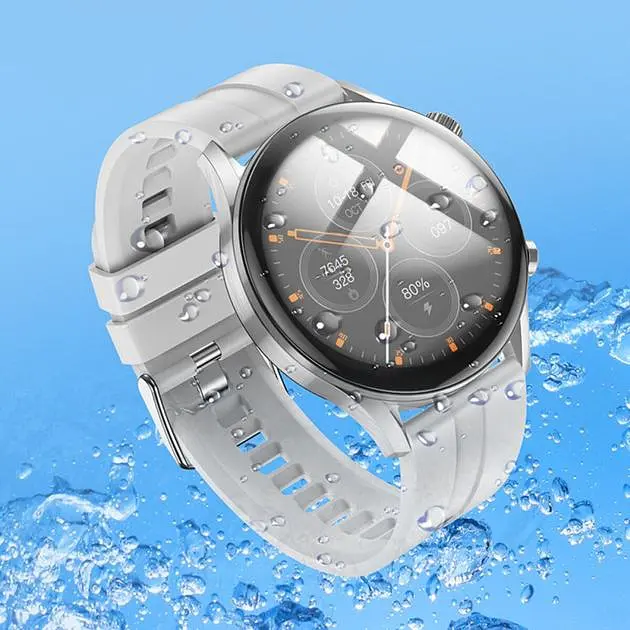 Смарт годинник Hoco Y7 Pro Smart Watch IP67 Bluetooth V5.0 240mAh Silver - фото 4