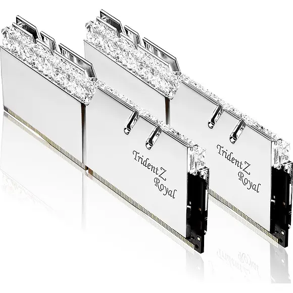 Модуль памяти DDR4 G.Skill Trident Z Royal 2x8 GB 3200MHz Silver [F4-3200C16D-16GTRS] [105079] - фото 2