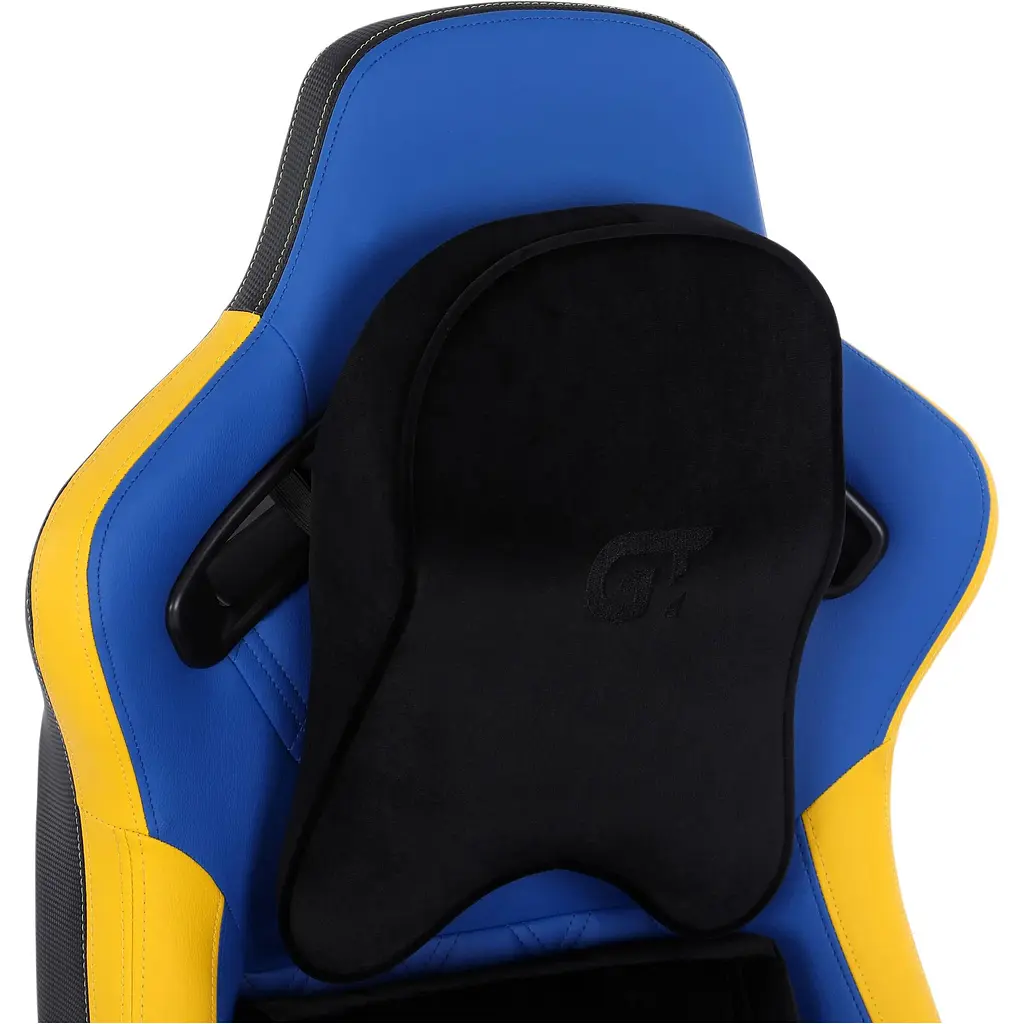Геймерське крісло GT Racer X-0724 Blue/Yellow [122598] - фото 8